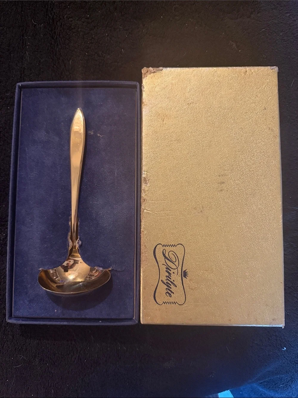 Dirilyte Gold-Tone Serving Ladle in Gold Finish